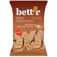 Fuldkorns Crackers Økologisk - 150 gram - bett’r