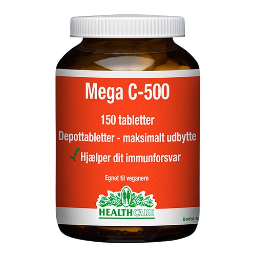 Mega C 500 mg Health Care - 150 tab - Tolico