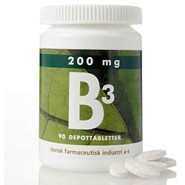 B3 depottablet 200 mg - 90 tab - Dansk Farmaceutisk Industri  