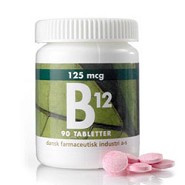 B12 125 mcg - 90 tab - Dansk Farmaceutisk Industri