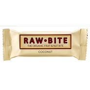 Coconut - Økologisk, Laktose- og glutenfri frugt- og nøddebar - 50 gram - RawBite