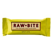 Spicy Lime - Økologisk, Laktose- og glutenfri frugt- og nøddebar - 50 gram - RawBite 