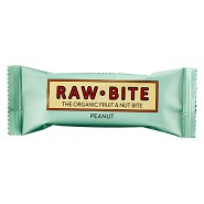 Peanut - Økologisk, Laktose- og glutenfri frugt- og nøddebar - 50 gram - RawBite