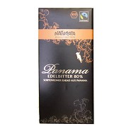 Chokolade bitter 80% Økologisk Naturata Fairtrade - 100 gram