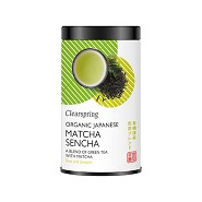 Matcha Sencha grøn te i løsvægt økologisk - 85 gram - Clearspring