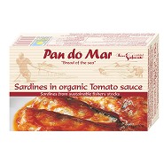 Sardiner i øko tomatsovs - 120 gram - Biogan