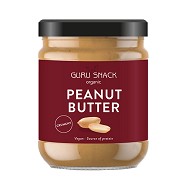 Peanutbutter Crunchy økologisk - 250 gram - Guru Snack