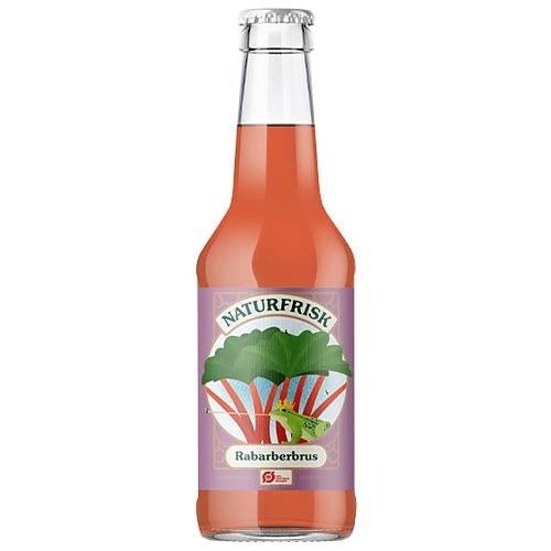 Rabarberbrus Økologisk - 250 ml - Naturfrisk