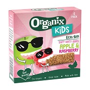 Organix Kids Raspberry & Apple Oaty Bars Økologisk - 180 gram - Organix