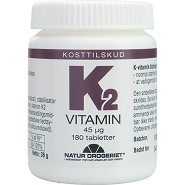K2-vitamin - 180 tabletter - Natur-Drogeriet