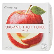 Frugtpuré Æble Økologisk - 200 gram - Clearspring