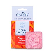 Solid Shower Bar Flower Power - 90 gram - Skoon