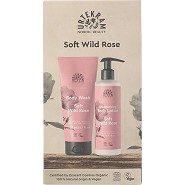 Gaveæske Soft Wild Rose Body Lotion & Body Wash - 1 pakke - Urtekram