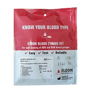 Blodtypetest, Kend din blodtype - 1 styk