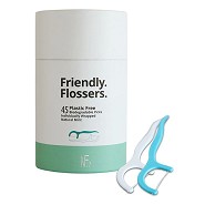 Tandstik med tandtråd Friendly Flossers - 45 stk - The Natural Family Co.
