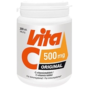 Vita C 500 mg Original - 200 Tabletter - Vitabalans