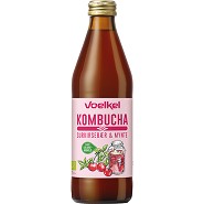 Kombucha Surkirsebær-Mynte , Demeter - 33 cl - Voelkel