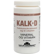 Kalk+D - 90 tabletter - Natur-Drogeriet