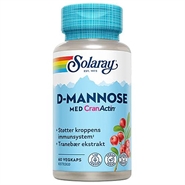 D-Mannose med CranActin - 60 Kapsler - Solaray