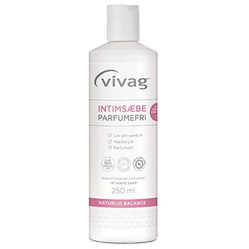 Vivag Intimsæbe Parfumefri - 250 ml - Vivag