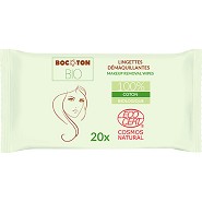 Make up fjerner vådservietter - 1 pakke - Bocoton Bio
