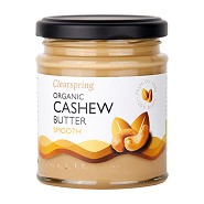Smørepålæg Cashew Smooth Økologisk - 170 gram -  Clearspring