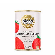 Hakkede tomater Økologisk - 400 gram -  Biona Organic
