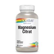 Magnesium Citrat - 270 kapsler - Solaray