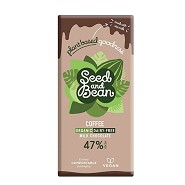 Chokolade 47% Coffee (plantebaseret) Økologisk - 75 gram - Seed & Bean