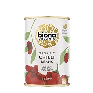 Chilli Beans røde kidneybønner i chili Økologisk - 395 gram -  Biona Organic