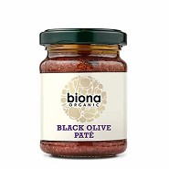 Sort Oliven tapenade/paté Økologisk - 120 gram - Biona Organic