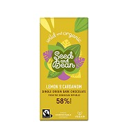 Mørk chokolade Økologisk 58% Lemon & - 75 gram