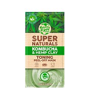 Ansigtsmaske Kombucha & Hemp Clay Toning Peel-Off Super Natu - 10 ml