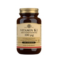 Vitamin K1 100ug - 100 tabletter - Solgar