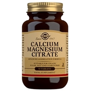Calcium Magnesium Citrate - 50 Tabletter - Solgar