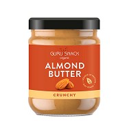 Almond Butter Crunchy Økologisk - 250 gram - Guru Snack