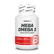 Mega omega 3 - 90 kapsler - BioTechUSA