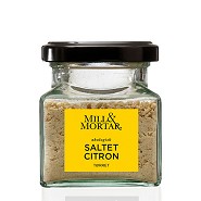 Saltet Citron Økologisk  - 40 gram -  Mill & Mortar 