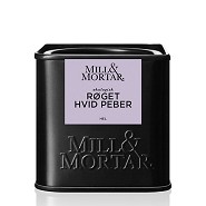 Røget Hvid Peber   Økologisk  - 50 gram -  Mill & Mortar