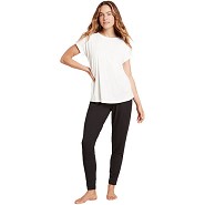 Downtime Lounge Top hvid - Small - Boody