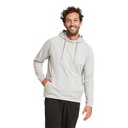 Men's Weekend Pullover Hoodie Grey Marl - Medium - Boody
