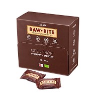 RAWBITE Officebox Cacao 45x15g   Økologisk  - 675 gram