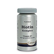 Biotin Komplex med Zink og Agerpadderok - 90 tabletter - Camette