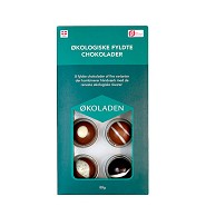 Fyldte Chokolader 8 stk   Økologisk  - 80 gram