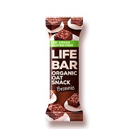 LifeBar Havrebar Brownie   Økologisk  - 40 gram