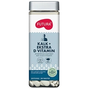 Futura Kalk + ekstra D vitamin - 300 Tabletter - Futura