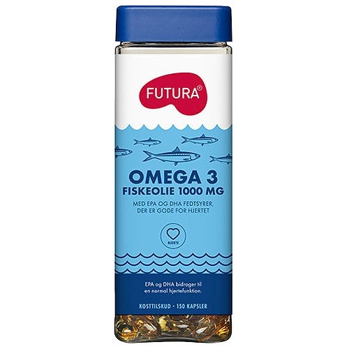 Futura Omega-3 Fiskeolie - 150 Kapsler - Futura
