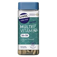 Livol Multivitamin m.urter 50+ - 150 tabletter -  Livol