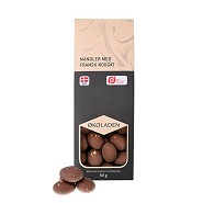 Mandler m. Fransk Nougat   Økologisk  - 90 gram -  Økoladen