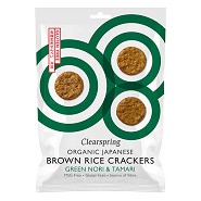 Rice Cracker Nori tang & Tamari   Økologisk  - 40 gram